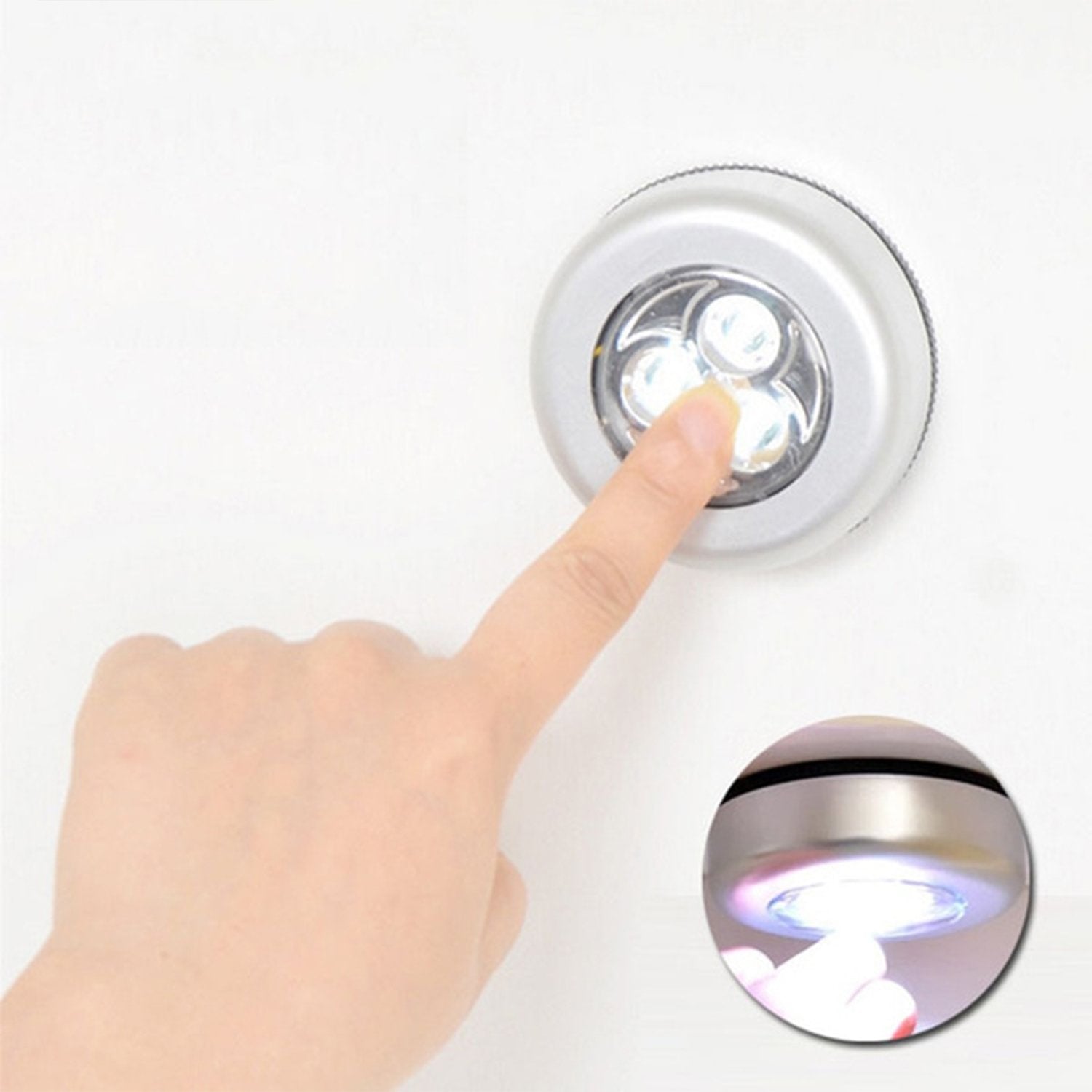 1721 3 Led Cordless Stick Tap Wardrobe Touch Light Lamp - SkyShopy 1721 3 Led Cordless Stick Tap Wardrobe Touch Light Lamp - SkyShopy